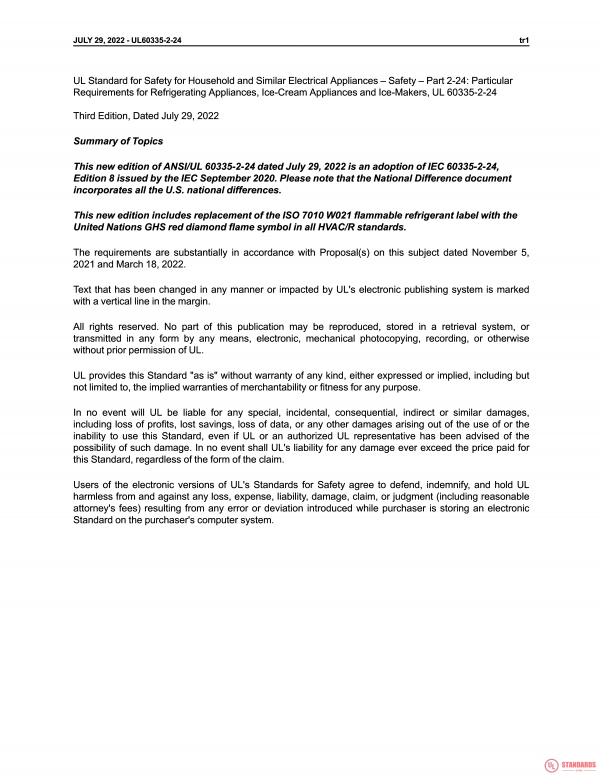 UL 60335-2-24 PDF UL 60335-2-24 PDF